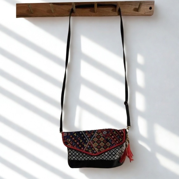 Aldo Boho Tribal Crossbody Bag - Picture 3 of 5